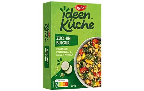 Ideenküche mit Zucchini Bulgur iglo