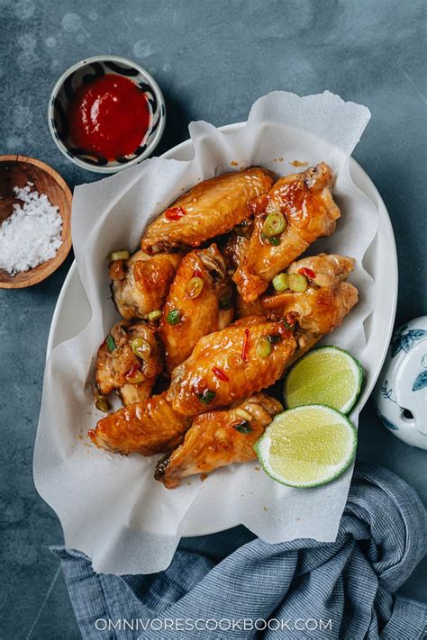 Crispy Air Fryer Wings With Sweet Chili Sauce Omnivores Cookbook