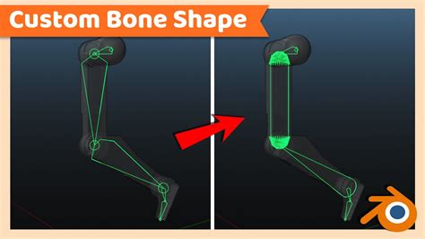 Custom Bone Shape Blender Rig Tutorial Youtube