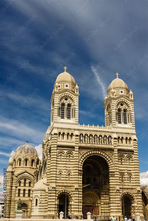 Marseille cathedral, Cathedrale Sainte-Marie-Majeure de Marseille, one ...