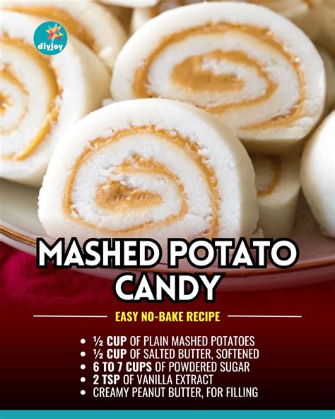 Easy 5 Ingredient Mashed Potato Candy Recipe