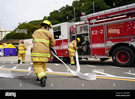 Commander Navy Region Japan Fire And Emergency Services Hi Res Stock