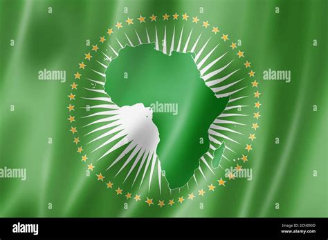 African Union flag Stock Photo - Alamy