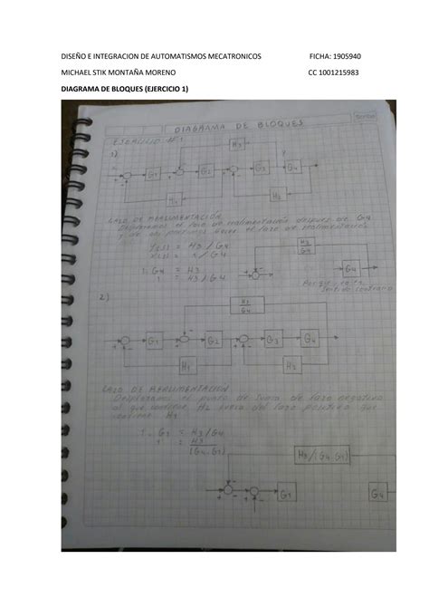 Solution Diagrama De Bloques Studypool