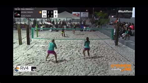 Final Feminina Cat A Open De Beach Tennis Arena Play R Pereira