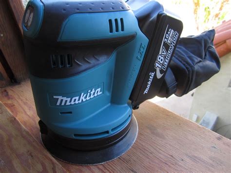 Makita Cordless Random Orbit 5" 18v Sander Review