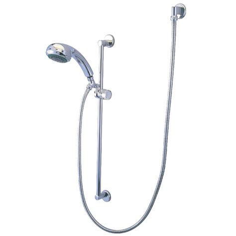 Kingston Brass 6 Spray Slide Bar Handshower In Chrome Hkxk1801w1 The Home Depot