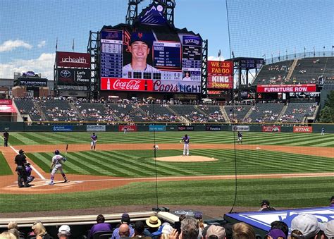 Coors Field Seating Chart Interactive Cabinets Matttroy