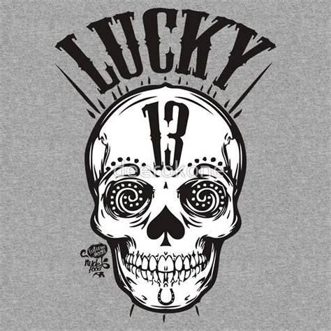 psychobilly art - Google Search | Lucky 13, Card tattoo designs, Skulls drawing