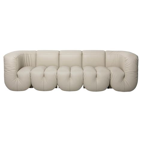 De Sede DS 707 Sofa In Perla Touch Leather Upholstery By Philippe