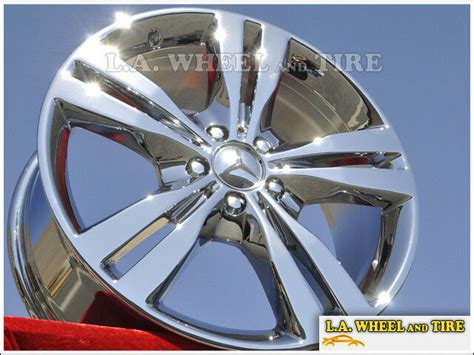 Set Of 4 Chrome 19 Mercedes Benz Ml320 Ml350 Ml450 Ml550 Oem Wheels Rims 85241 Ebay