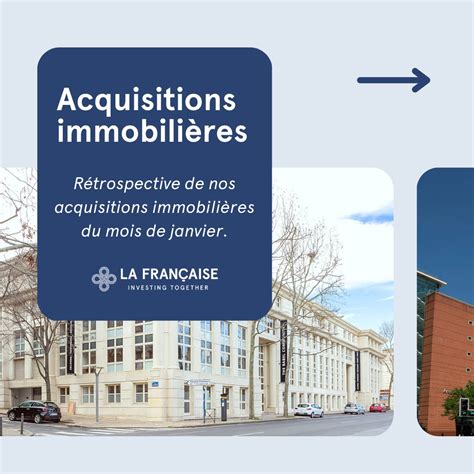 La Française on Twitter Rétrospective de nos acquisitions