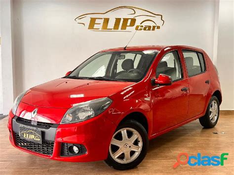 Renault Sandero Expression Hi Flex 1 6 8v 5p Vermelho 2014 1 6 Flex Em