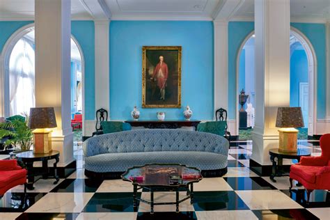 Anatomy Of A Room Dorothy Drapers Iconic Lobby For The Greenbrier