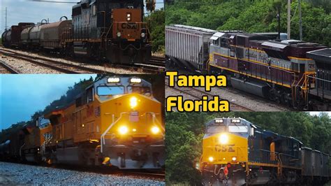 Railfanning Around Tampa Florida W Railfanmicahproductions7212 Ftcp