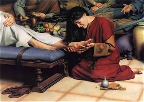 Mary Washes Jesuss Feet Jesus Photo 11078625 Fanpop