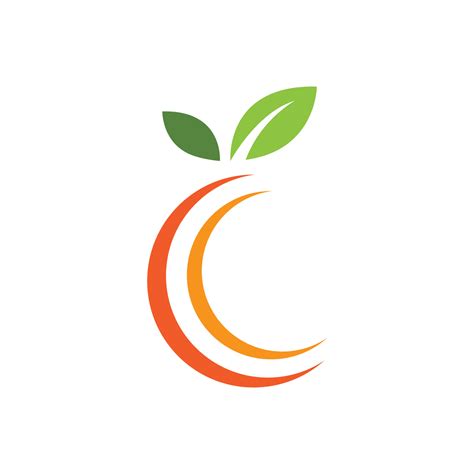 Orange logo design 22083537 Vector Art at Vecteezy