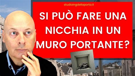 Si può fare una nicchia in un muro portante YouTube