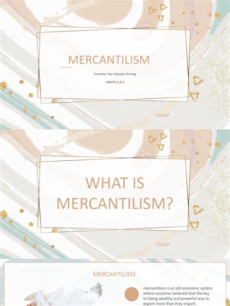 MERCANTILISM | Download Free PDF | Mercantilism | Trade