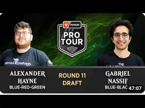 Gabriel Nassif Vs Alexander Hayne Round 11 Pro Tour The Lord Of The