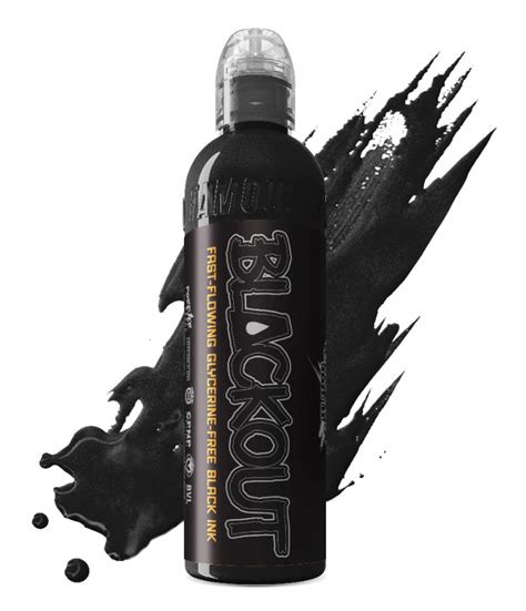 Blackout -Koyu Siyah 8Oz/240Ml