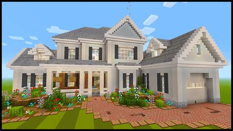 Minecraft How To Build A Large Suburban House 6 Part 8 Interior 44