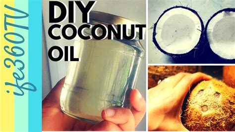 HOW TO MAKE COCONUT OIL AT HOME DIY Coconut Oil For Hair Skin YouTube