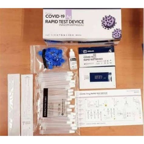 Jual Alat Tes Mandiri Swab Antigen Abbott Panbio NASO 1 Box Isi 25pcs