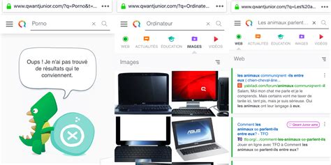 Qwant Junior Moteur de recherche pour enfants Mag Le Web Français