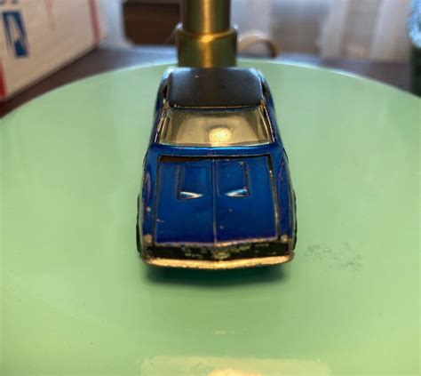 1967 Hot Wheels Redline CAMARO HK Base Painted Tail Blue White Interior