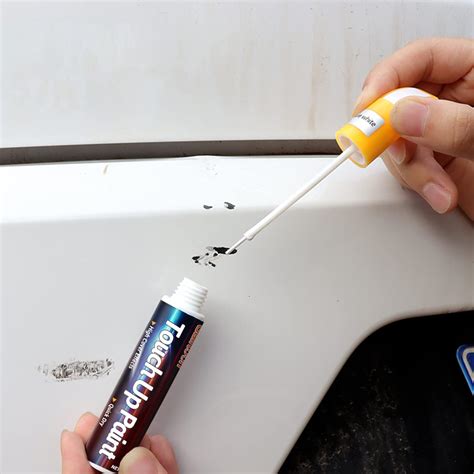 Touch Up Paint For Cars White Car Paint Scratch Repair 2 In 1 Car Touch Up Paint