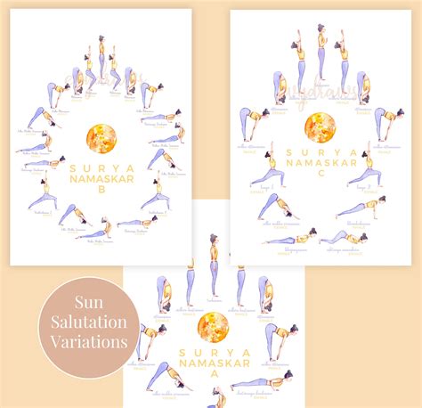 Yoga Poster Printable Art Yoga Illustration Posters Artwork | Etsy