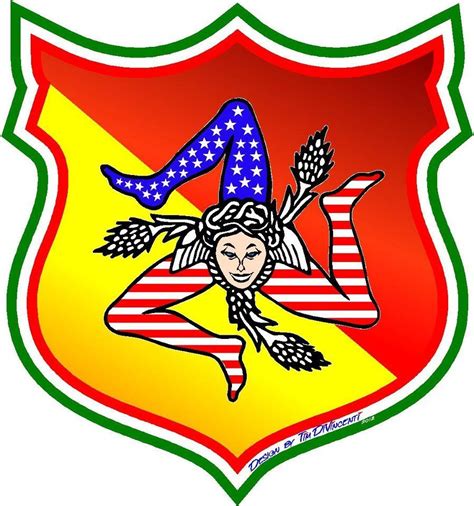 Sicilian American Crest Travel Symbols Sicilian Tribal Tattoos