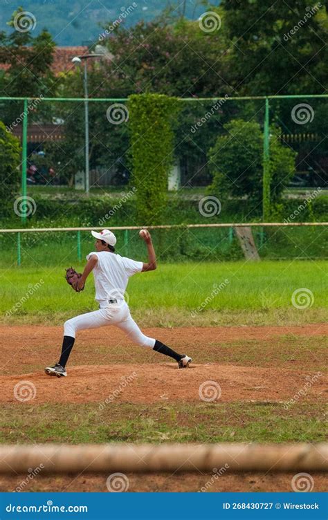 Baseball Pitcher Throwing Ball Editorial Image | CartoonDealer.com ...