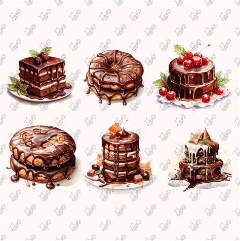 70 Chocolate Dessert Clipart Bundle Chocolate Dessert Png - Etsy