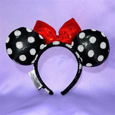 Disney Accessories Disney Minnie Mouse Sequin Ear Headband For