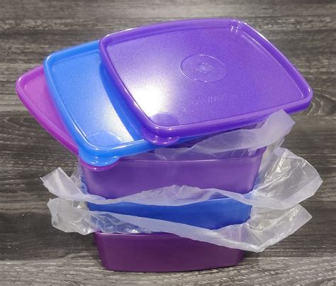 Tupperware Food Container Squarish 3pc Furniture And Home Living Kitchenware And Tableware