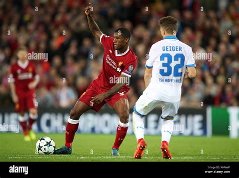 Liverpool S Georginio Wijnaldum Left And Hoffenheim S Dennis Geiger