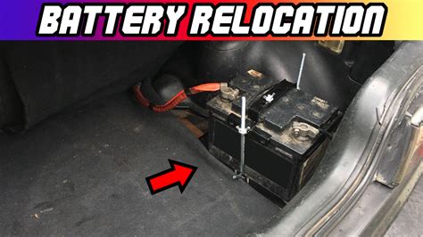 How To Relocate Car Battery To The Trunk Nefarious Racing