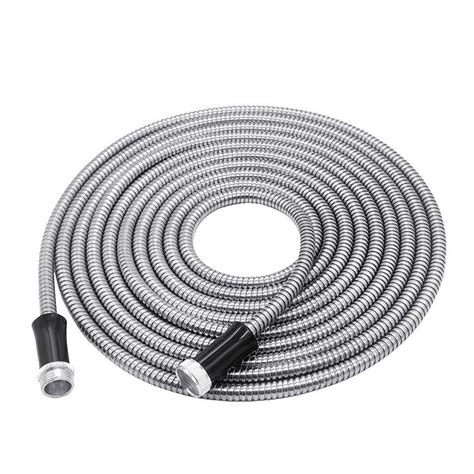 Labwork New Ft Stainless Steel Metal Garden Water Hose Pipe Flexible