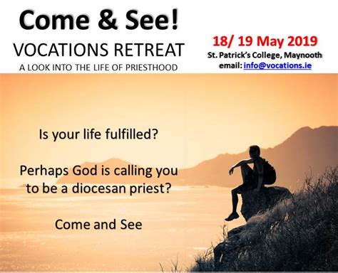 Come And See Vocations Retreat Elphin Diocesan Website