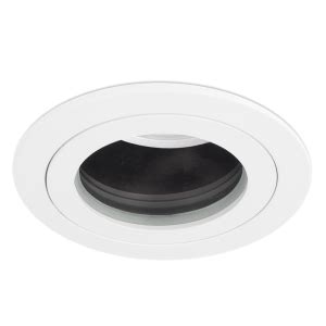 Aurora Lighting En Dlm Mw Edlmpro Matt White Aluminium Fixed Round