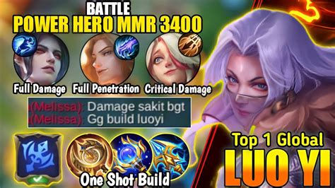 Crazy Damage Brutal One Shot Luo Yi 100 Shock Build Luo Yi