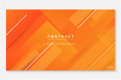 Orange Abstract Background Graphic By Boskecil Creative Fabrica