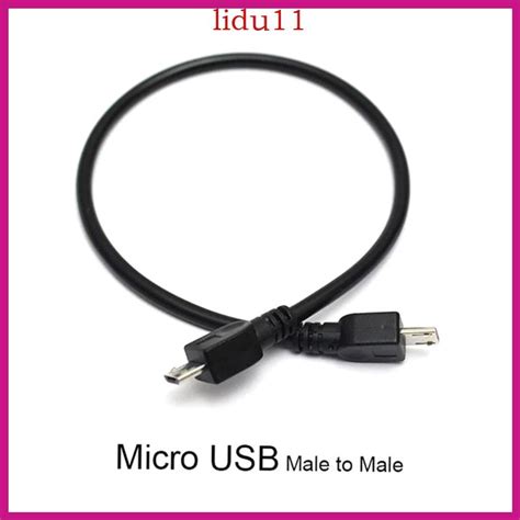 Lid อะแดปเตอร์แปลงสายเคเบิลข้อมูล Micro Usb ตัวผู้ เป็น Micro Usb