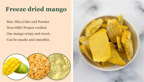 100 Natural Sweet Yellow Mango Fruits Freeze Dried Mangoes China