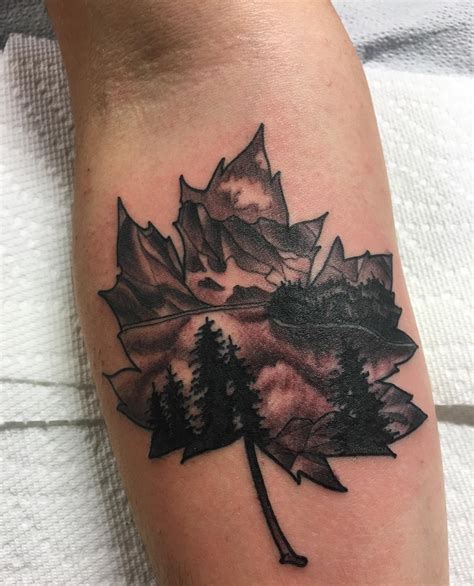 Canadian Leaf Tattoo