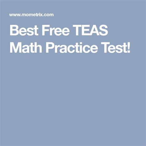 Ati Teas Test Outline Infographic Mometrix Blog Math Practice