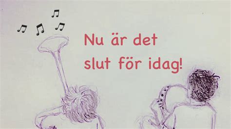 Hejdå Sång Samling Förskola Nu är Det Slut För Idag Med Text Youtube