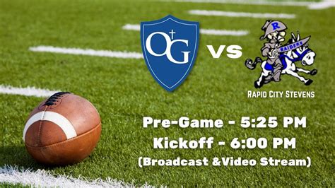 Football Rapid City Stevens At Sioux Falls O Gorman Youtube